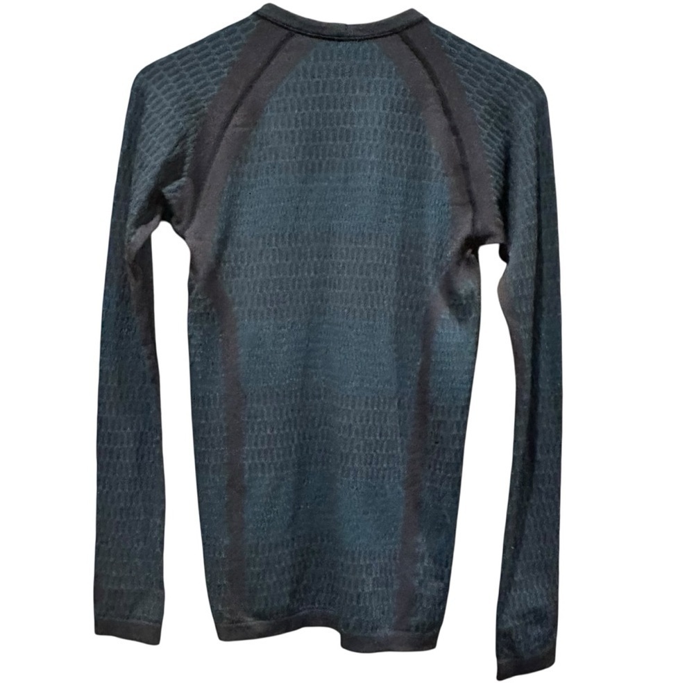 Lululemon Women's Green & Black About That Base Long Sleeve Tee Size 6 - Picture 5 of 9